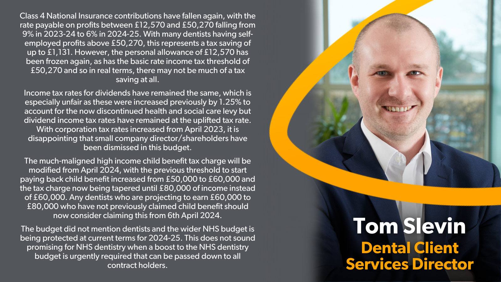Spring Budget 2024 Expert Comments - Tom Slevin
